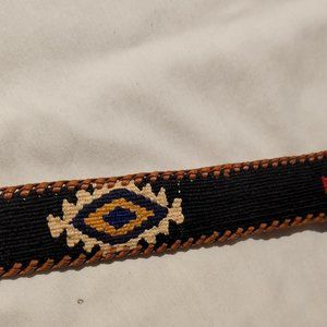 Southwestern Leather/Cotton belt